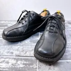 ROCKPORT【26.5cm】レザー ビジネスシューズ ブラック スワールトゥのサムネイル
