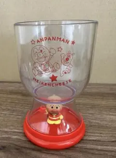 【未使用品】アンパンマン フィギュア付き クリアカップのサムネイル