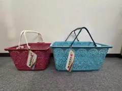 MAHALO バスケット（2点セット）かご　小物入れ　収納　日本製のサムネイル
