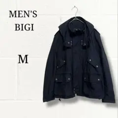 MEN'S BIGI（メンズビギ）ミリタリー フーデッド ジャケット Mのサムネイル