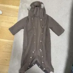 クマ耳カバーオール 80cmベビー