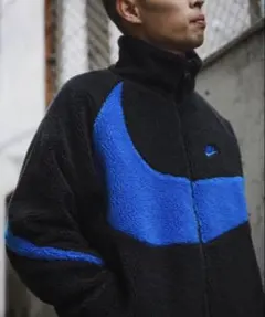 NIKE ナイキ　ボア　フリース　ナイロン　ジャケット　リバーシブル　2way