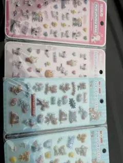 スヌーピー・トムとジェリー ぷくぷくシール 4シートセット