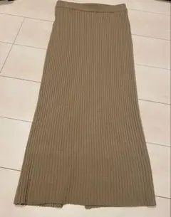 AZUL by moussy ベージュ タイトスカート