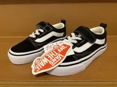 新品未使用　VANS ブラック/ホワイト スニーカー 14センチ