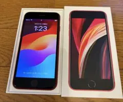 MHGR3J/A iPhone SE 第2世代　64GBレッドSIMロック解除済