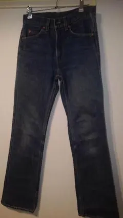Levi’s 517 USA製オレンジタブ濃紺美品 レザーパッチブーツカッVTG Levi's 517 USA製オレンジタブ濃紺美品 レザーパッチブーツカッVTG