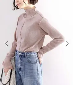 【完売サイズ】classicalelf 2wayメロープリーツハイネックトップスのサムネイル