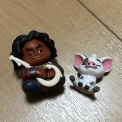 肩ズンFig. モアナと伝説の海　マウイ プア カプセルトイ ガチャ フィギュア