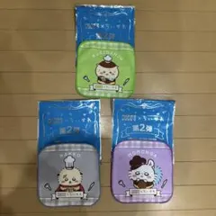 ちいかわ　ココス　ミニタオル　3枚セット　ラッコ　モモンガ　くりまんじゅう