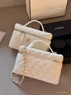 CHANELbag ホワイト ショルダーバッグ キルティング