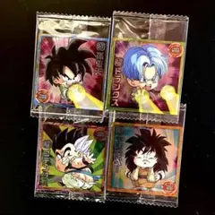 ドラゴンボール シールウエハース 6 孫悟天 トランクス ゴテンクス 4枚セット