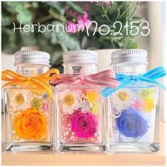 ハーバリウム No.2153❁3本セット　ボトルフラワー　母の日　ギフト