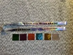 ARASHI LIVE TOUR 2026 銀テープ紙吹雪 嵐 - 嵐＊We are ARASHI 2026＊銀テープ 金銀2本＊フルサイズ＊紙吹雪