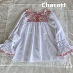 チャコット　刺繍フォークダンスブラウス　フォークロアブラウスのサムネイル