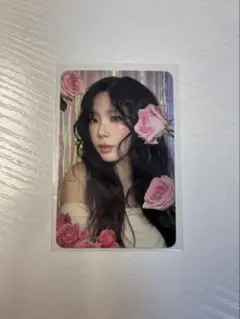 少女時代 テヨン TAEYEON Tense 韓国 香水 トレカ 少女時代 テヨン TAEYEON 15周年記念 グッズ MD 香水 トレカの