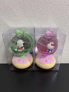 サンリオ 地球儀オイルマスコット ハローキティ ポチャッコ セット