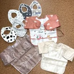 ベビースタイ　ベビーエプロン　お食事エプロン