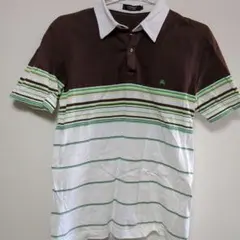 バーバリーブラックレーベル　ポロシャツ ブラウン　サイズ2