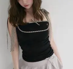 美品】andmary Alice check ribbon tops - メルカリ