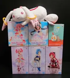 まどか☆マギカ フィギュア & キュゥべえ ぬいぐるみ 計7点 セット