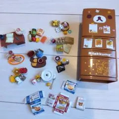 リラックマ冷蔵庫　ミニチュア　リーメント