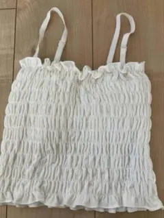 ホワイト　ビスチェ　マタニティフォト　L