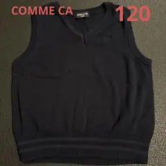 COMME CA ISM キッズ ベスト 120A ネイビー