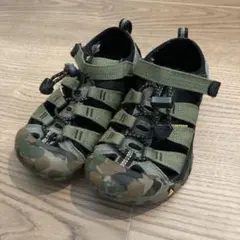 キーン　keen サンダル カモフラージュ 19.5cm