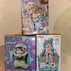 「新品未開封」初音ミク ぬースト＆ザクぐるみ＆ホロライブフィギュアセット！