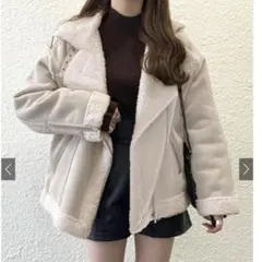 GRL ムートンボアジャケット　エム　アウター