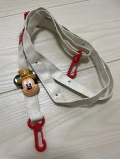 ★ミッキーマウス ストラップ カラビナ付き ディズニーランド ポップコーンバケツ
