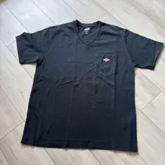 DANTON ポケット付き Vネック Tシャツ ブラック 40のサムネイル