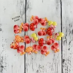 C7-1 デコパーツ 20個セット ハンドメイド素材 デコレーション用 パーツ