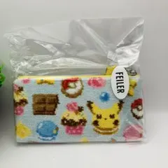 未使用　フェイラー feiler ポケモン コラボ フラットポーチ　ピカチュウ
