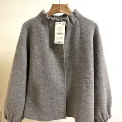 ZARA ニットボンバージャケット