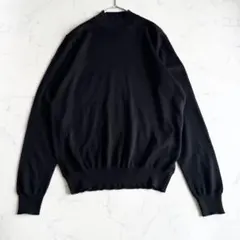 極美品 BR別注 フェデーリ モックネックニット カシミヤシルク 50 黒 近年のサムネイル