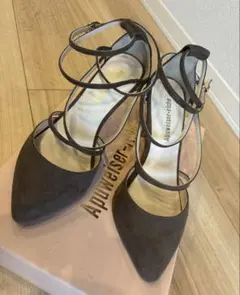 Apuweiser-riche ブラウン　ハイヒール・パンプス