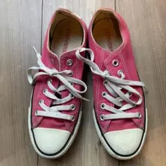 CONVERSE ピンク ローカット スニーカー24.5cm