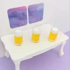 ビール ジョッキ 小 3個セット ミニチュア カクテル ドリンク アルコール