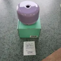 蔵出し特価日本香堂薄紫 陶器 香炉 直径8×6cm香台箱付き