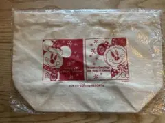 東京ディズニーリゾート25周年　クリスマス　ミッキー＆ミニー　ランチトートバッグ
