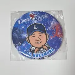 中村剛也選手 缶バッジ Lions vs Dragons