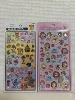 か*ー様 ディズニー ボンボンドロップシール クラシック&ディズニープリンセス