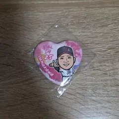 即購入⭕️　ソフトバンクホークス　山川穂高選手　若鷹ガチャ　缶バッジ