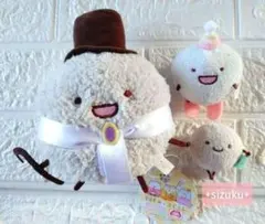 【美品・３点】すみっコぐらし ほこり 映画 冬のスポーツ マスコット ぬいぐるみ