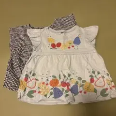 フルーツプリント ワンピース 90サイズ