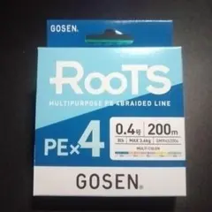 GOSEN Roots PE x4 0.4号 200m マルチカラーのサムネイル