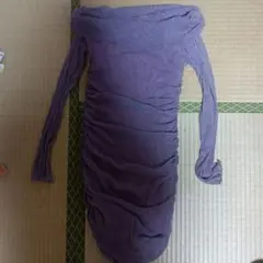 Dazy XL 紫 オフショルダードレス