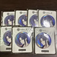 VΔLZ ラウンドワンコラボ 長尾景 缶バッジ 7個セット